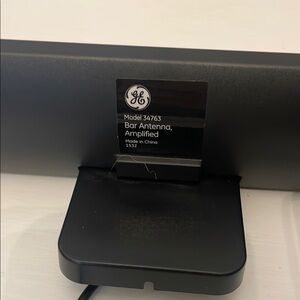 GE Black Bar Antenna Amplified